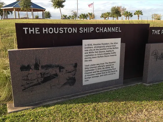 Houston Ship Channel Information Plaque